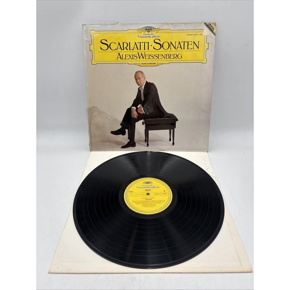 Scarlatti  Alexis Weissenberg Sonaten  Sonatas  DG 415 511-1 	Vinyl, LP, VG+